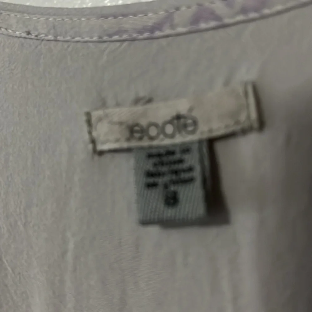 Ecote Urban Outfitters Gray Floral Babydoll Style 3/4 Sleeve Flowy Mini Dress - Picture 7 of 8